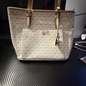 Brand New With Tags Michael Kors Beige Hand Bag